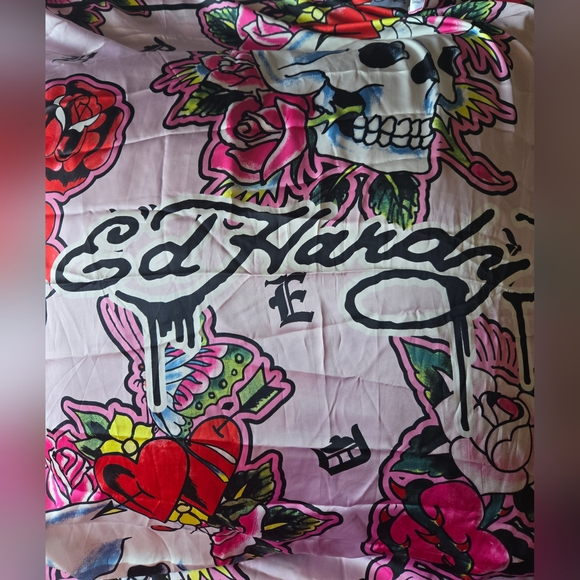 Ed Hardy Multicolor Scarf - Picture 9 of 9